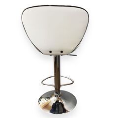 25Y039 ジB 【引取り歓迎】nitori ニトリ カウンターチェア マーユH-1290 WH 昇降式 札幌発 中古品の画像