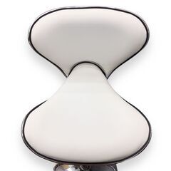 25Y039 ジB 【引取り歓迎】nitori ニトリ カウンターチェア マーユH-1290 WH 昇降式 札幌発 中古品の画像