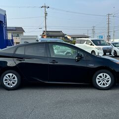 【自社ローン】トヨタ プリウス50 Ｓ 黒 ナビ バックカメラ ETC Bluetooth接続 車検2年付きの画像