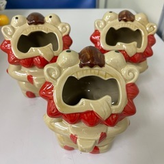 サムズ　新品未使用　シーサー陶器