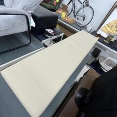 【ドリーム尾浜店】美品　カリモク ベンチチェア  CU0256 　高さ(H)41×幅 (W)150× 奥行(D)38(cm)の画像
