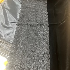 🔴喪服用　ショール　黒　ベルベット