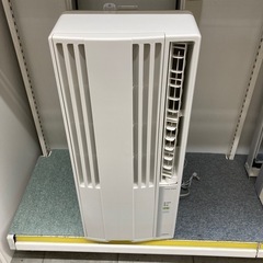 コロナ 窓用ルームエアコン 2021年製 ※タバコ臭あり。枠固定金具、下