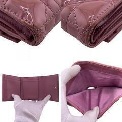 クリスチャンディオール Christian Dior 三つ折り財布 レディ