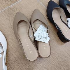 新品未使用✩つっかけ　ミュール　ぺたんこの画像