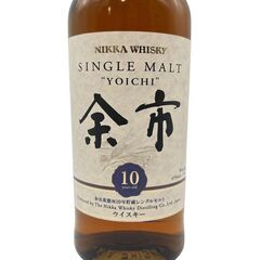 ニッカウイスキー シングルモルト 余市 10年 旧ラベル 700ml 45% NIKKA WHISKY SINGLE MALT YOICHI 10years oldの画像