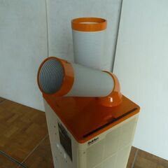 【中古】スイデン スポットエアコン SS-25WG-1 ワイドレンジ スポットクーラー (2) 単相100V キャスター付 倉庫 作業の画像