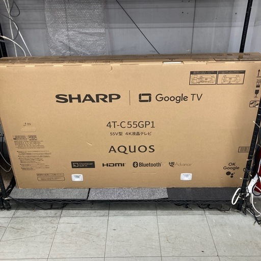 ⭐︎新品⭐︎シャープ　4kチューナー内蔵55型液晶テレビ　4T-C55GP1
