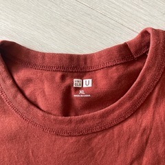 UNIQLO コットンクルーネックTシャツ　半袖　XLサイズの画像