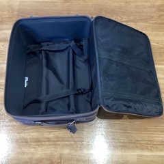 キャリーバッグ（茶色ライン）【町田市再生家具】251090の画像