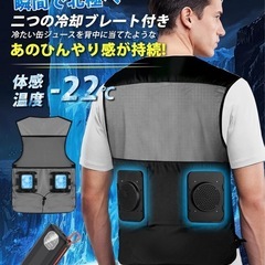 【新品・2025年最新モデル】ペルチェ冷却ベスト モバイルバッテリー付きの画像