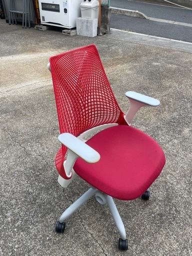 ハーマンミラー セイルチェア オフィスチェア レッド