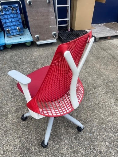 ハーマンミラー セイルチェア オフィスチェア レッド