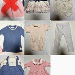 【80サイズ】Cottli mamafuku他ベビー服7着の画像