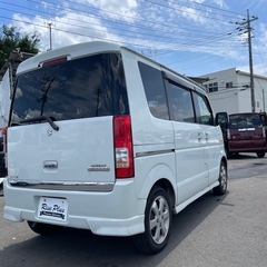 総額29.8万円 スズキ エブリィワゴン PZターボ 車検2年 電格ミラー 左パワスラ ナビ ワンセグ ETCの画像