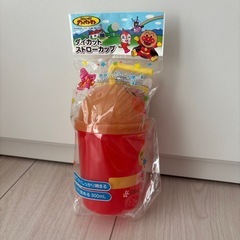 お話中アンパンマン　ダイカットストローカップ の画像