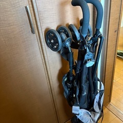 【美品】KATOJI カーキ ベビーカー　メッシュの画像