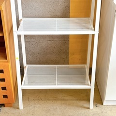 IKEA LERBERG レールベリ ホワイト スチールラックラックの画像
