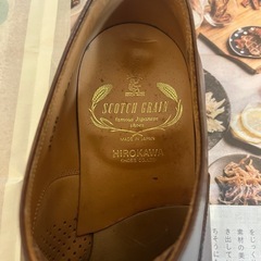 【値下げ】SCOTCH GRAIN ブラウンレザードレスシューズの画像