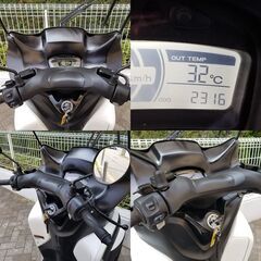 【普通免許仕様もOK】ルーフ付トリシティ125ブルーコアSEC1J 極低走行2千km台 専用BOX 自賠責保険付8年3/24★TRIX★の画像