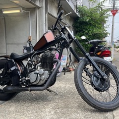 【横浜ホットロッドショー出展】SR400 2%erパーツ使用の画像