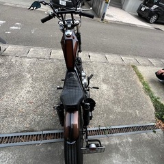 【横浜ホットロッドショー出展】SR400 2%erパーツ使用の画像