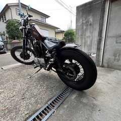 【横浜ホットロッドショー出展】SR400 2%erパーツ使用の画像