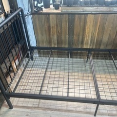 ベッドフレーム　シングル　アイアンの画像