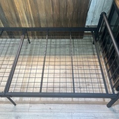 ベッドフレーム　シングル　アイアンの画像