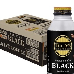 伊藤園 タリーズ コーヒー バリスタズ ブラック 390ml 24本　48本も可能　缶コーヒーの画像