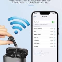 【新品】ワイヤレスイヤホン Bluetooth5.4搭載／38時間再生／Type-C急速充電の画像