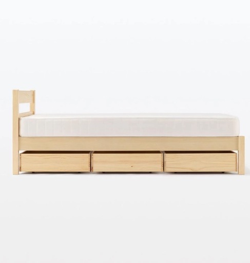 無印良品ベッド下収納３つ