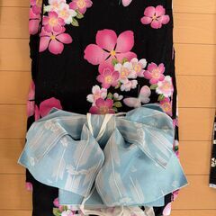 ②浴衣と帯のセットの画像