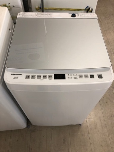 Hisense 全自動洗濯機　HW-G70J 7.0キロ　クリーニング済【トレファク堺福田】