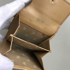 CHANEL シャネル Wホック 折り財布の画像