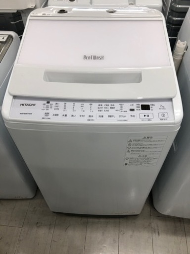 全自動洗濯機　HITACHI BW-V70H 2022年製　7.0キロ【トレファク堺福田】