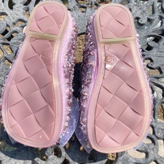 【新品未使用】  キラキラ ビジュー サンダル 14cm～14.5cm の画像