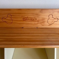 ディズニー英語教材棚のみの画像