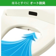 東芝 温水洗浄便座 クリーンウォッシュ SCS-T160 パステルアイボリーの画像