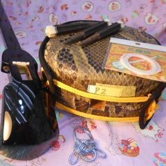 現品販売　21.000円　沖縄三線専用キット蛇皮強化(二重張)型チーガ、棹、カラクイ他色々の画像
