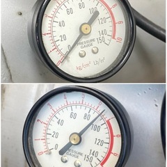 ○動作品■新興 エアーコンプレッサー 100V ヘルツフリー 常圧 一般圧 エアーツール 電動工具 BPC-8K 中古品■ジモティ姫路の画像