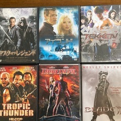 早期に処分します　懐かしのアクションDVD6本　7枚の画像