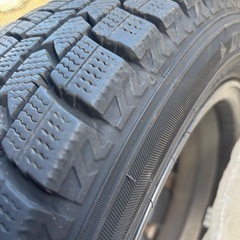 155/65R14 75Q DUNLOP ダンロップ WINTER MAXX 02 WM02 ウインターマックス 02 VELVA CHARGE ヴェルヴァ チャージ スタッドレスタイヤホイール4本セット の画像