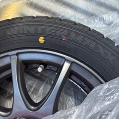 155/65R14 75Q DUNLOP ダンロップ WINTER MAXX 02 WM02 ウインターマックス 02 VELVA CHARGE ヴェルヴァ チャージ スタッドレスタイヤホイール4本セット の画像
