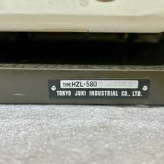 JUKI HZL-580 ミシン ジャンクの画像