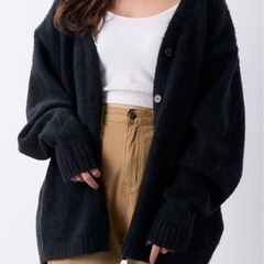  Ada. カーディガン ブラック 現在オンラインショップで買うと￥5390の画像