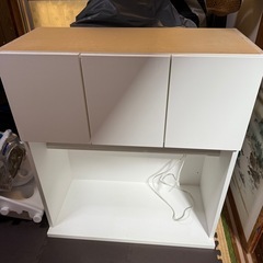 ニトリ キッチンボード ホワイトの画像