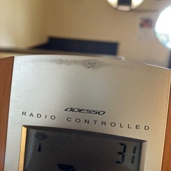 電波時計　時計　置き時計の画像