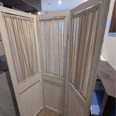 3連パーテーション 美品の画像