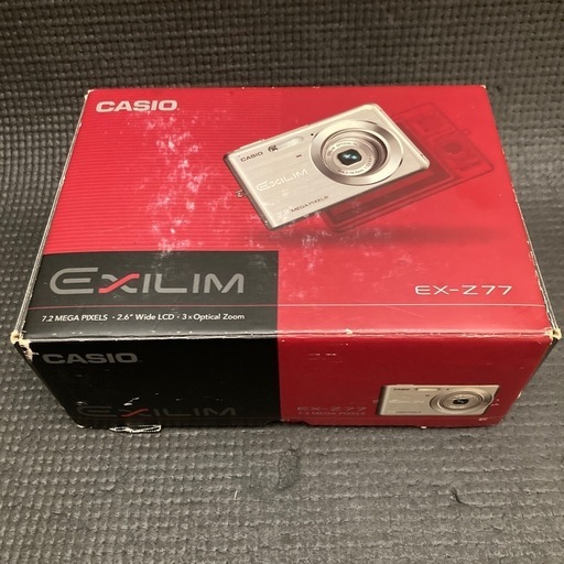 CASIOカシオEXILIMEX-Z77コンパクトデジタルカメラ (ks) はりま